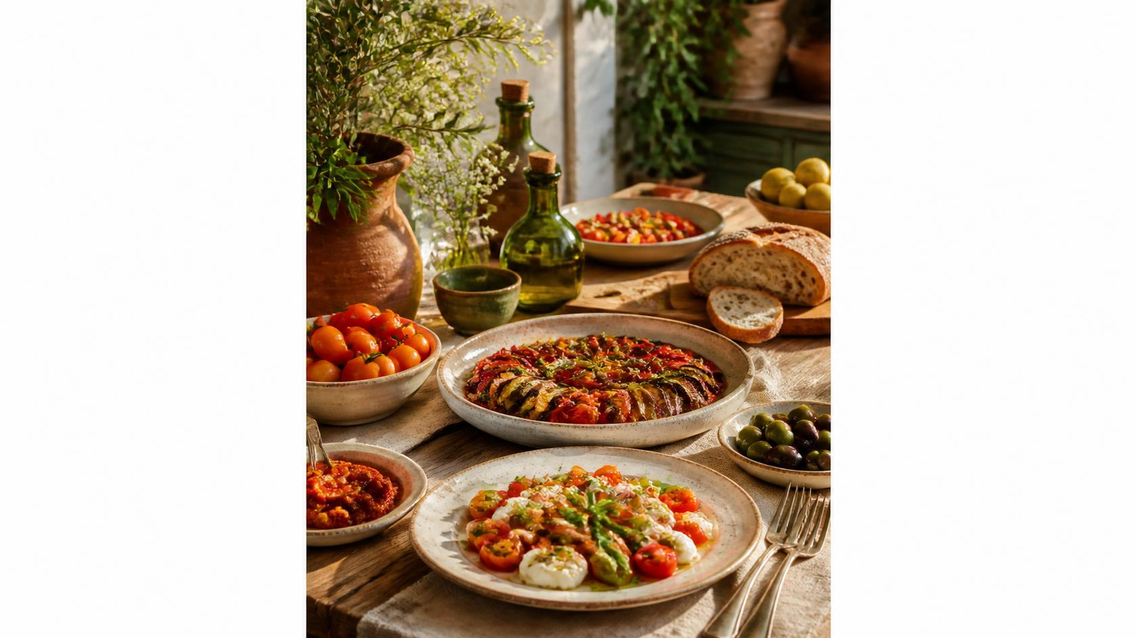 Beautifully prepared food