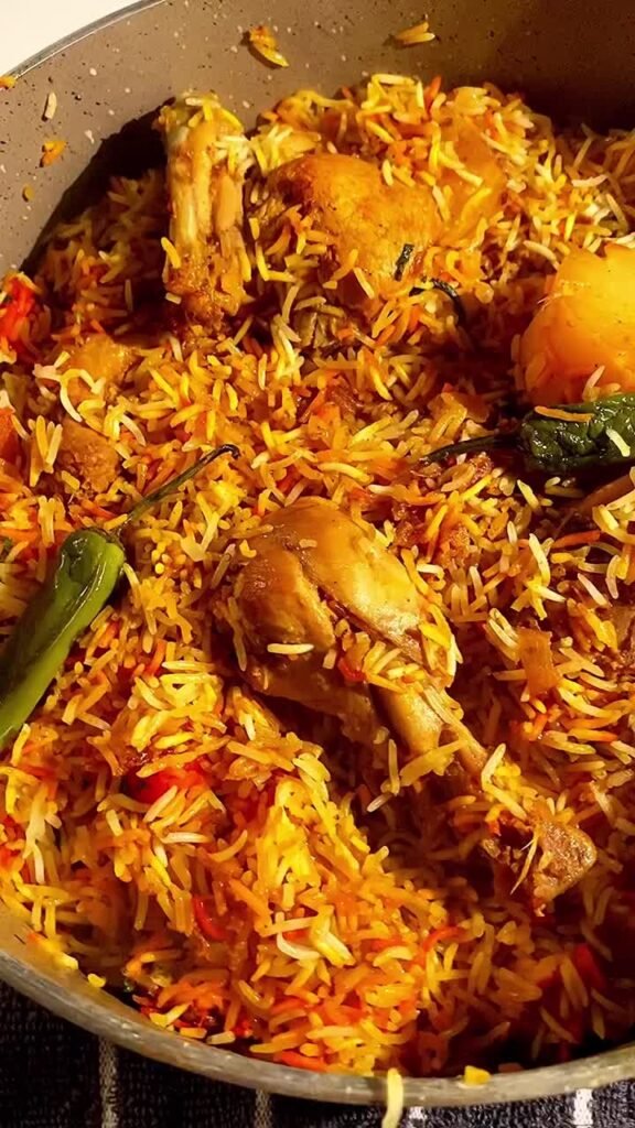 kacche gosht ki biryani