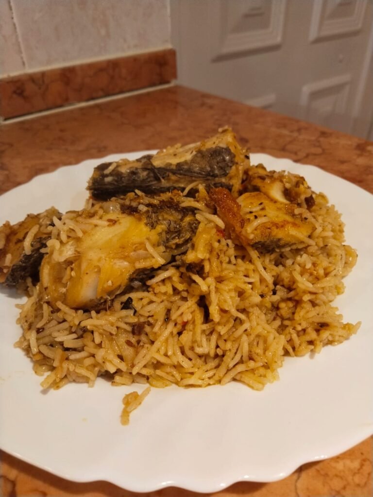 Easy fish pulao recipe,tender, juicy and flavorful recipe